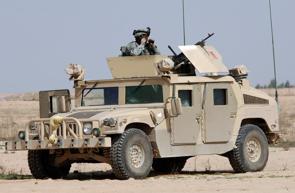 Humvee - xe bọc thép đa dụng của Mỹ. Ảnh: elmundo