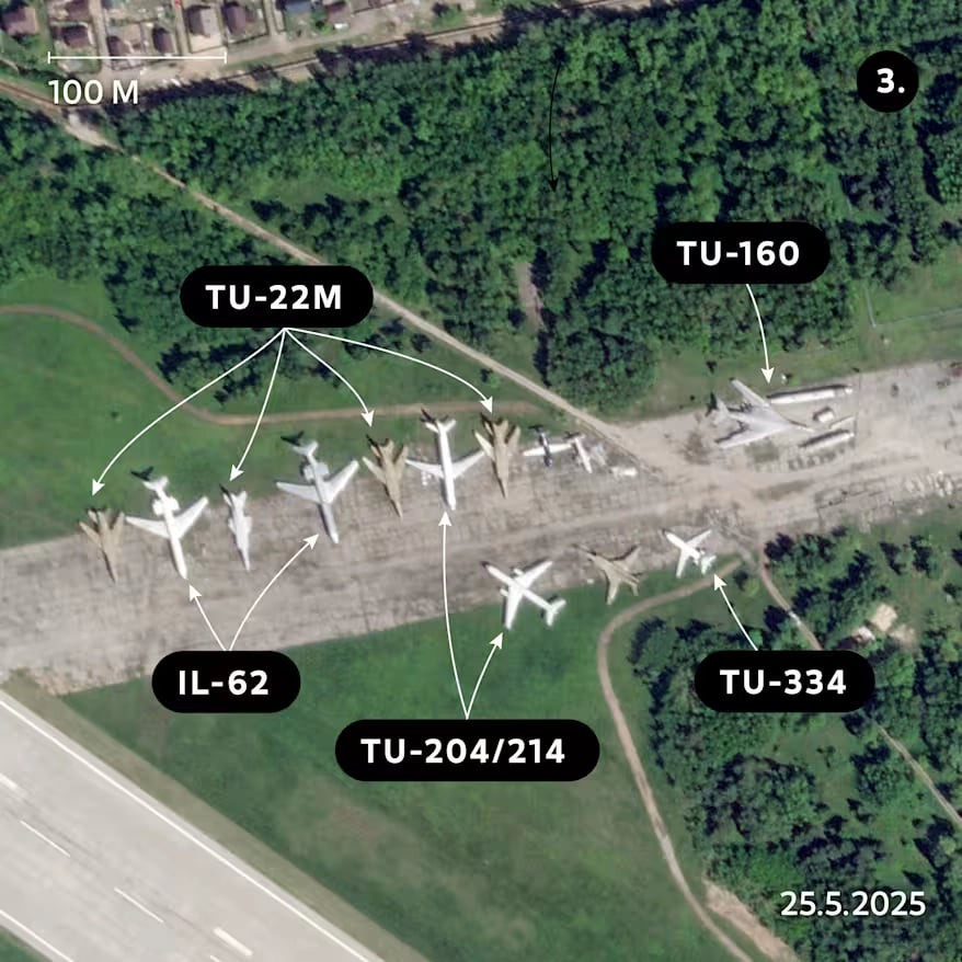 Ảnh vệ tinh tại Nhà máy sản xuất máy bay ném bom Kazan.