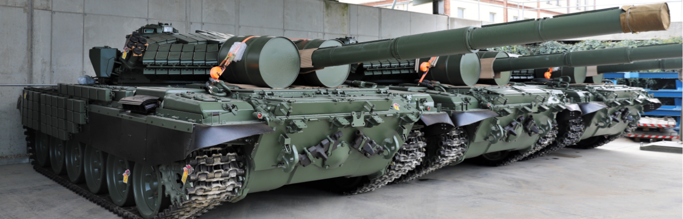 Xe vẫn giữ nguyên nòng pháo 2A46 125mm. Ảnh: Weapons to Ukraine