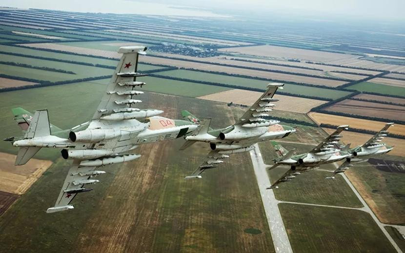 Su-25SM3 có thể mang nhiều loại vũ khí khác nhau. Ảnh: Sputnik