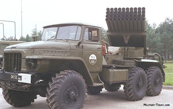 BM-21 Grad là hệ thống pháo được sử dụng rộng rãi trên thế giới. Ảnh: Military BM-21 Grad là hệ thống pháo được sử dụng rộng rãi trên thế giới. Ảnh: Military