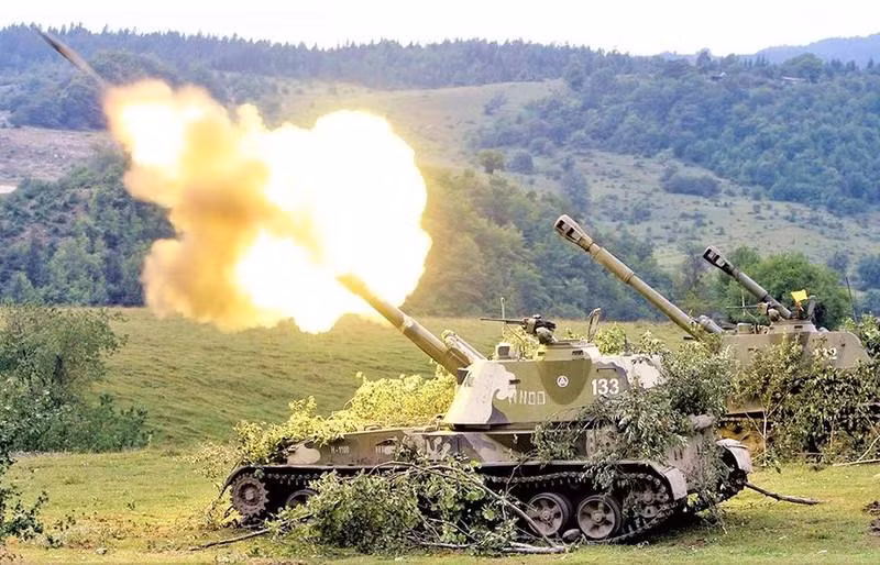Akatsiya được cả Nga và Ukraine sử dụng với số lượng lớn trong cuộc xung đột đang diễn ra. Ảnh: Lenta