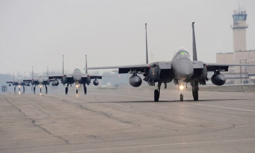 F-15K do Boeing sản xuất cho Không quân Hàn Quốc (ROKAF). Ảnh: Military F-15K do Boeing sản xuất cho Không quân Hàn Quốc (ROKAF). Ảnh: Military