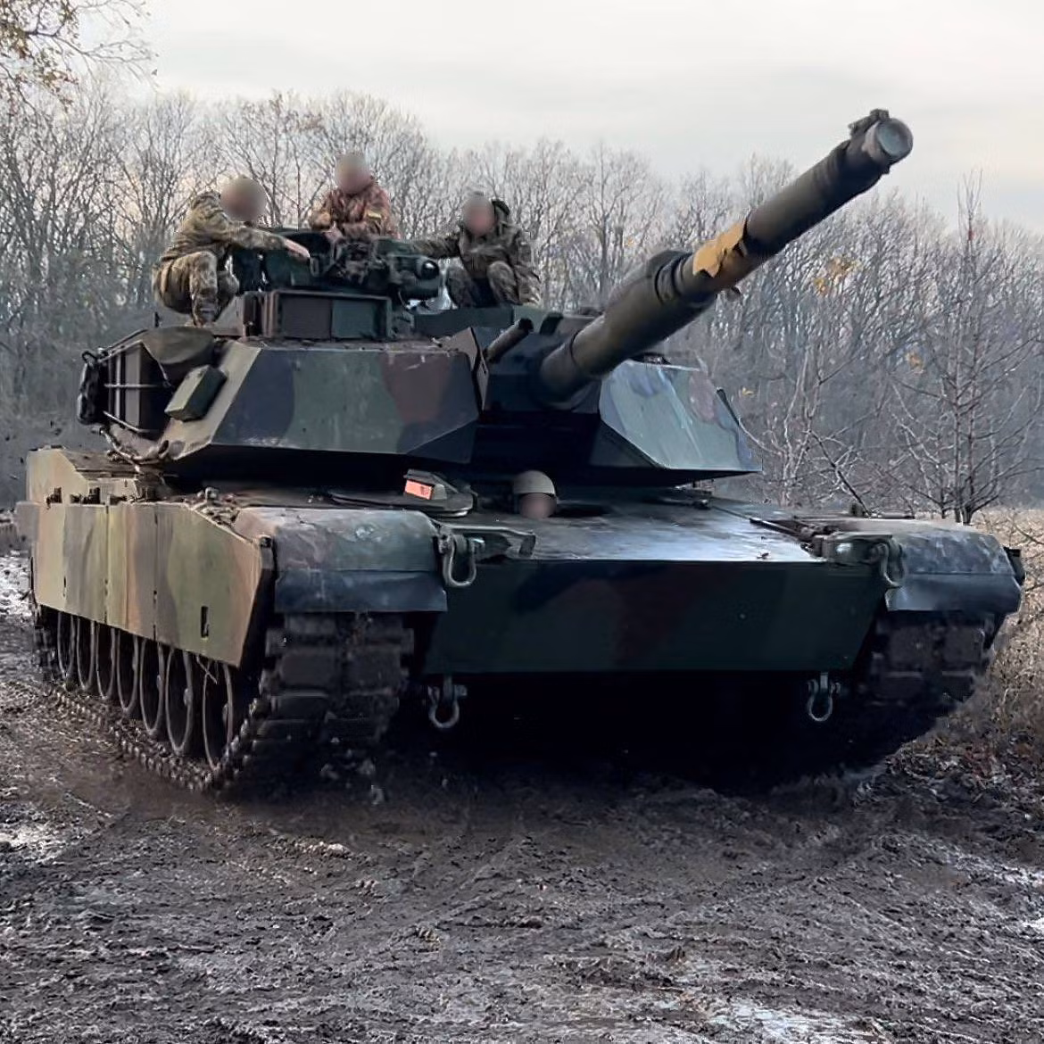 Xe tăng M1A1 Abrams của Mỹ xuất hiện gần Kupyansk. Ảnh: Clash Report