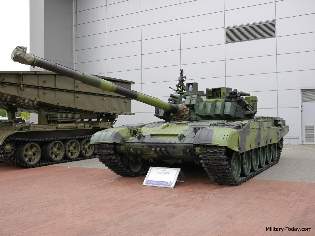 Xe tăng chiến đấu chủ lực T-72M4 của quân đội Séc. Ảnh: military Xe tăng chiến đấu chủ lực T-72M4 của quân đội Séc. Ảnh: military