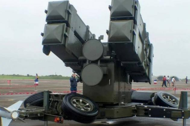 Hệ thống phòng không Spada Aspide. Ảnh: Avia