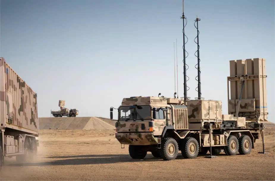 Hệ thống tên lửa phòng không IRIS-T do Đức sản xuất.