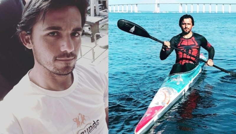 Vận động viên chèo thuyền Waldonilton de Andrade Reis.