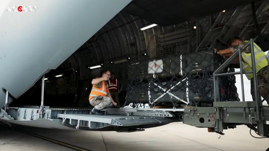 Container vận chuyển tên lửa Brimstone 2. Ảnh: mil.in.ua