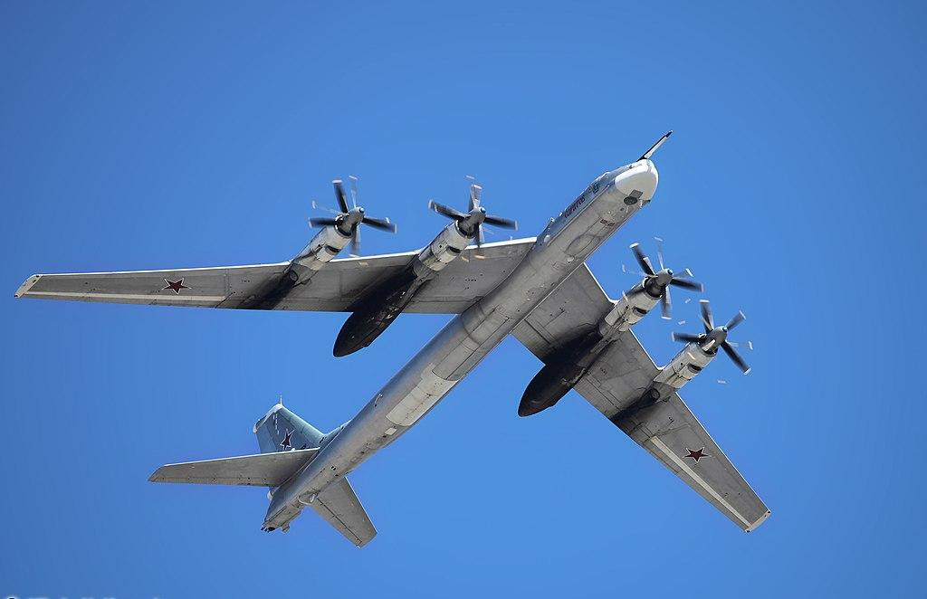 Máy bay ném bom Tu-95 của Nga. Ảnh: Wikipedia Máy bay ném bom Tu-95 của Nga. Ảnh: Wikipedia