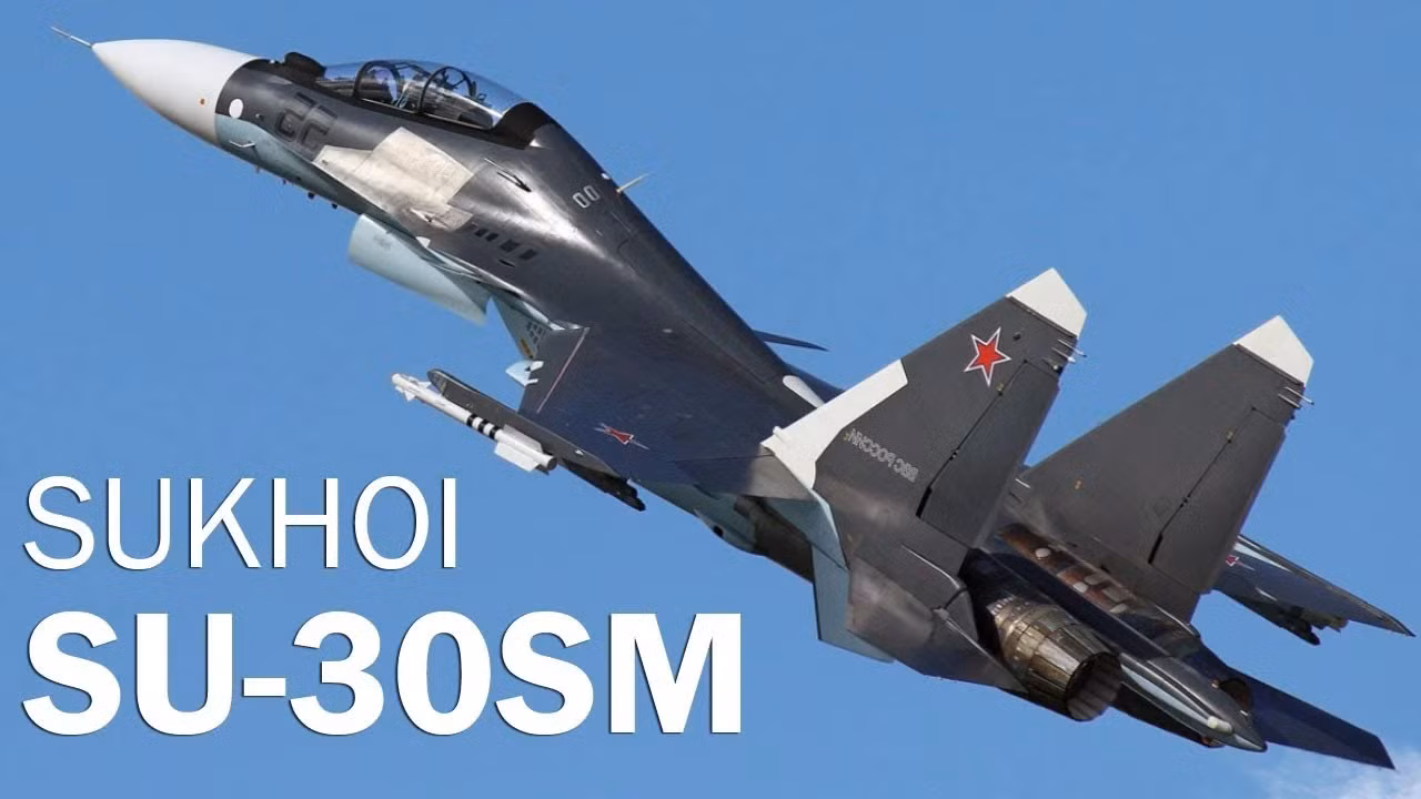 Su-30SM2 được phát triển trên nền tảng Su-30SM. Ảnh: eurasiantimes