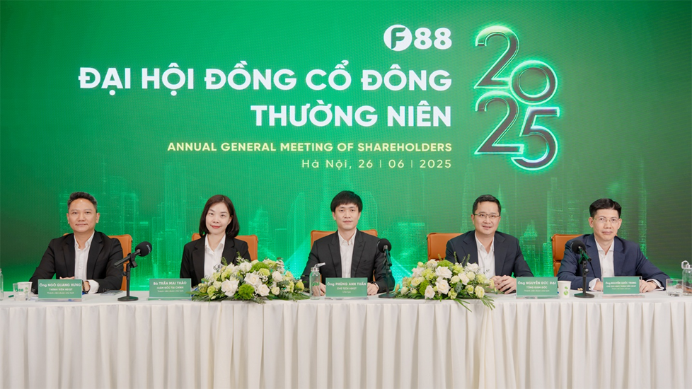 Đại hội cổ đông F88 diễn ra tại Hà Nội ngày 26/6.