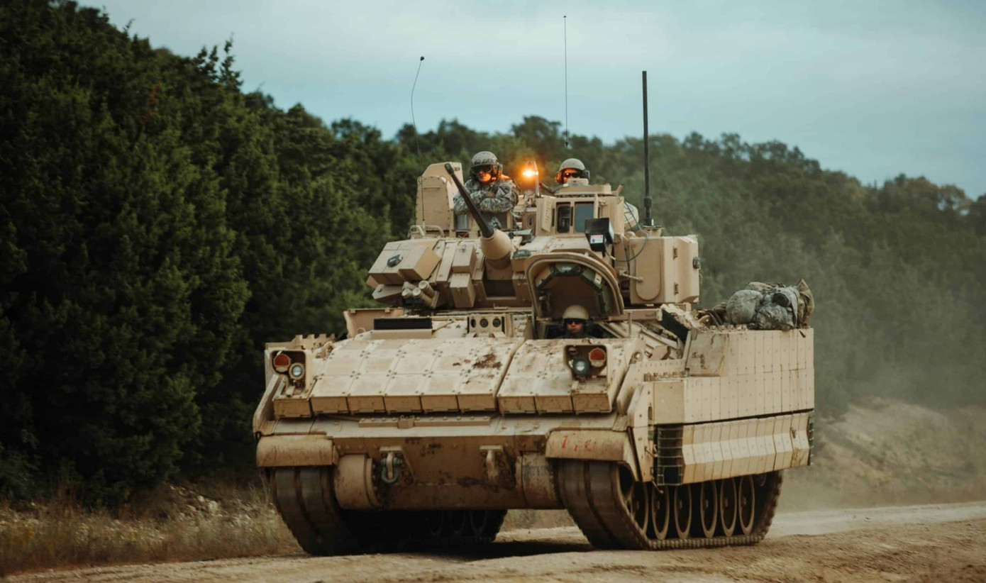 Bradley IFV là phương tiện chiến đấu bộ binh chủ lực của Mỹ. Ảnh: Mil.in.ua Bradley IFV là phương tiện chiến đấu bộ binh chủ lực của Mỹ. Ảnh: Mil.in.ua