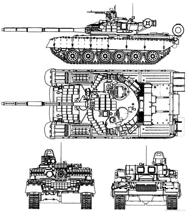 Bản vẽ mô phỏng T-80BV. Ảnh: Armyrecognition Bản vẽ mô phỏng T-80BV. Ảnh: Armyrecognition