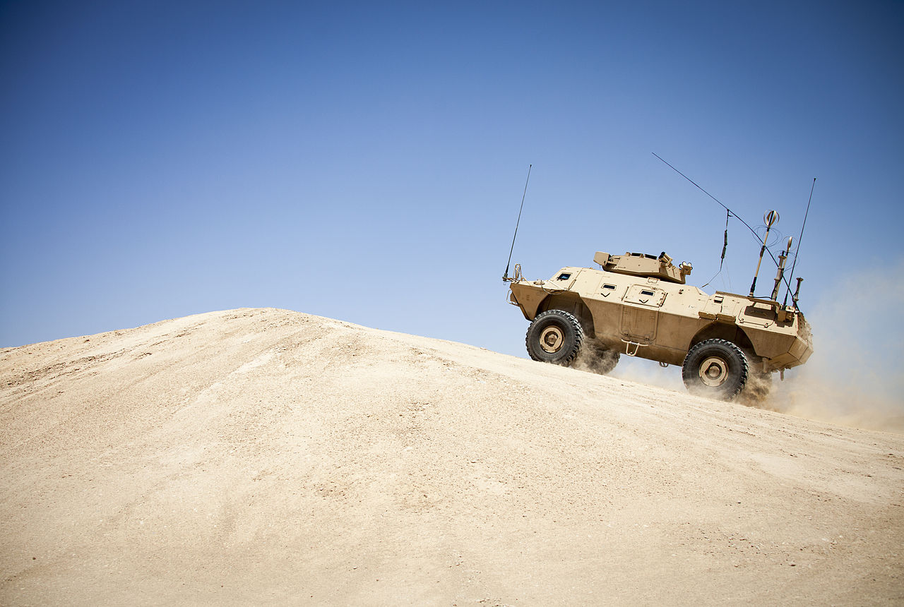 Xe có tính cơ động cao có thể di chuyển trên mọi địa hình. Ảnh: Wikipedia Xe có tính cơ động cao có thể di chuyển trên mọi địa hình. Ảnh: Wikipedia