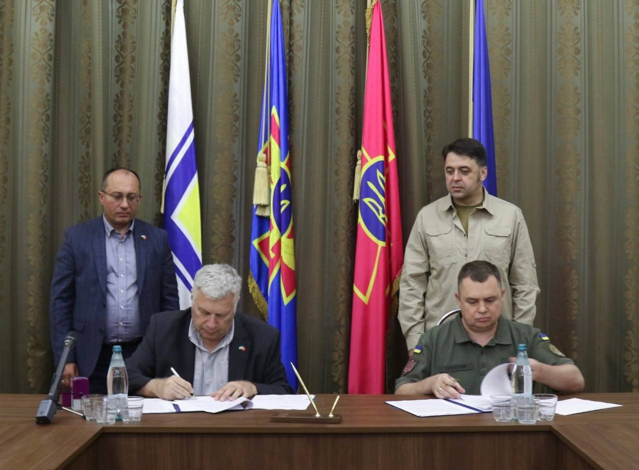 Buổi ký kết thỏa thuận giữa Bộ Quốc phòng Ukraine và công ty Baykar.