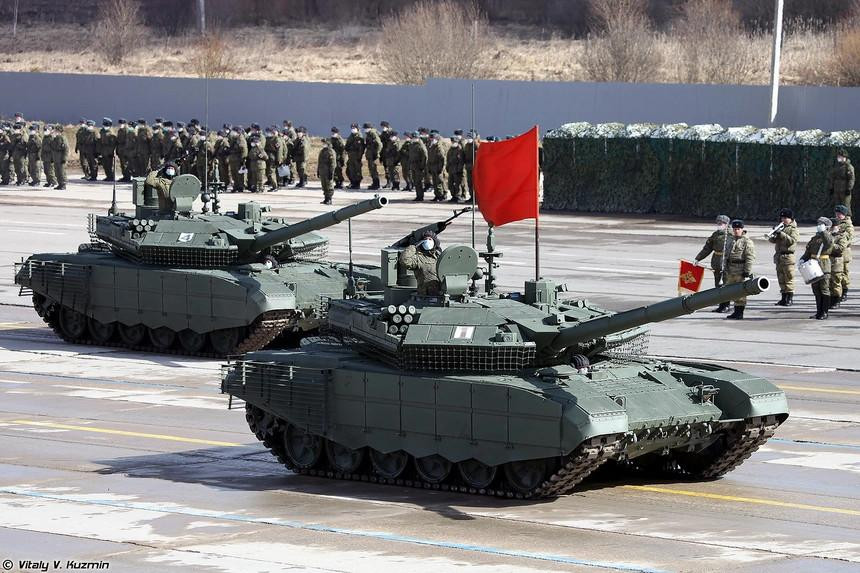 T-90M được phủ giáp phản ứng nổ thế hệ mới. Ảnh: Vitaly V.Kuzmin T-90M được phủ giáp phản ứng nổ thế hệ mới. Ảnh: Vitaly V.Kuzmin