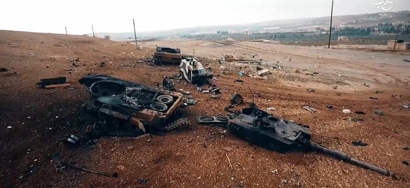 Hình ảnh xe tăng Leopard-2 bị bắn cháy tại Syria ảnh hưởng không nhỏ tới danh tiếng của dòng MBT này. Ảnh: Defense News.