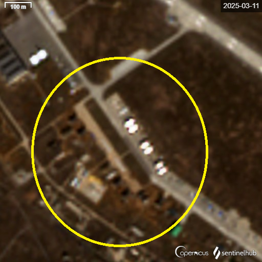 Hình ảnh vệ tinh của các căn cứ không quân có hầm trú ẩn máy bay. Hình ảnh vệ tinh của các căn cứ không quân có hầm trú ẩn máy bay.