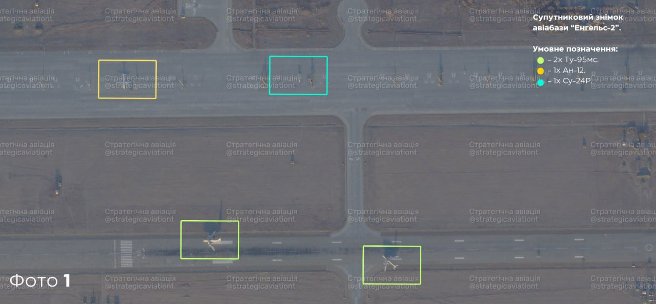 Ảnh vệ tinh cho thấy số lượng máy bay chiến đấu Nga tại căn cứ Engels-2. Ảnh: AMK Mapping