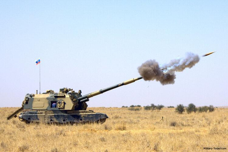Đạn pháo Krasnopol được bắn từ pháo 2S19 Msta. Ảnh: Military Today