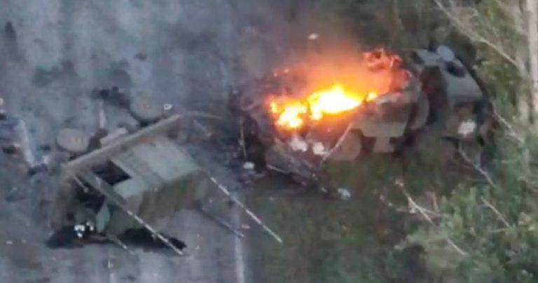 Hệ thống R-330Zh Zhitel của Nga bị phá hủy ở Ukraine. Ảnh: mil.in.ua