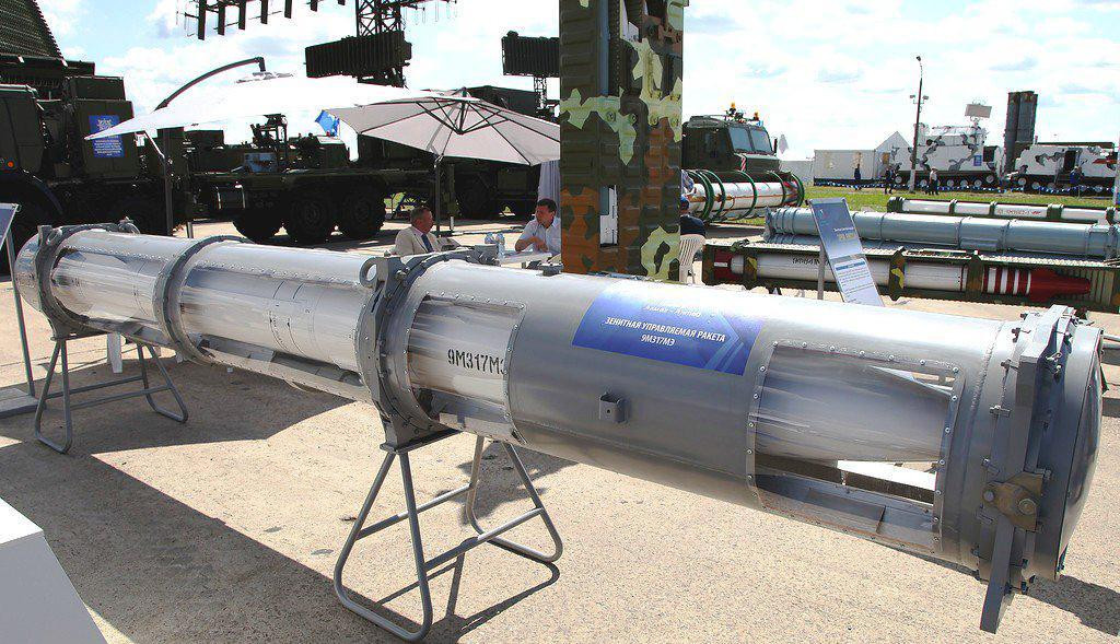 Tên lửa 9M317M. Ảnh: Twitter