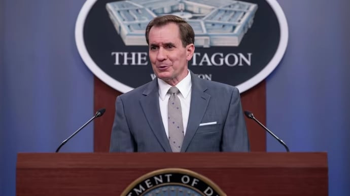 Người phát ngôn Hội đồng An ninh Quốc gia Mỹ John Kirby. Ảnh: Getty Images