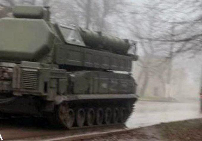 Buk-M3 được triển khai tại Luhansk. Ảnh: Twitter