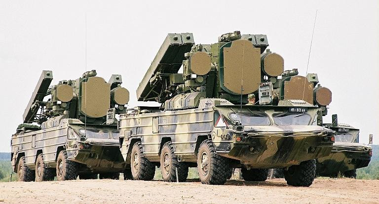 Hệ thống phòng không được đặt trên khung gầm BAZ-5937 có tính cơ động cao. Ảnh: ausairpowe