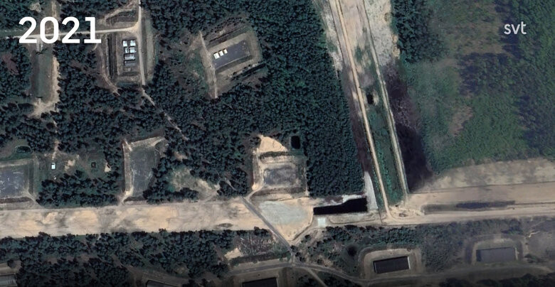 Căn cứ hạt nhân Asipovitchy ở Belarus. Ảnh: SVT Căn cứ hạt nhân Asipovitchy ở Belarus. Ảnh: SVT