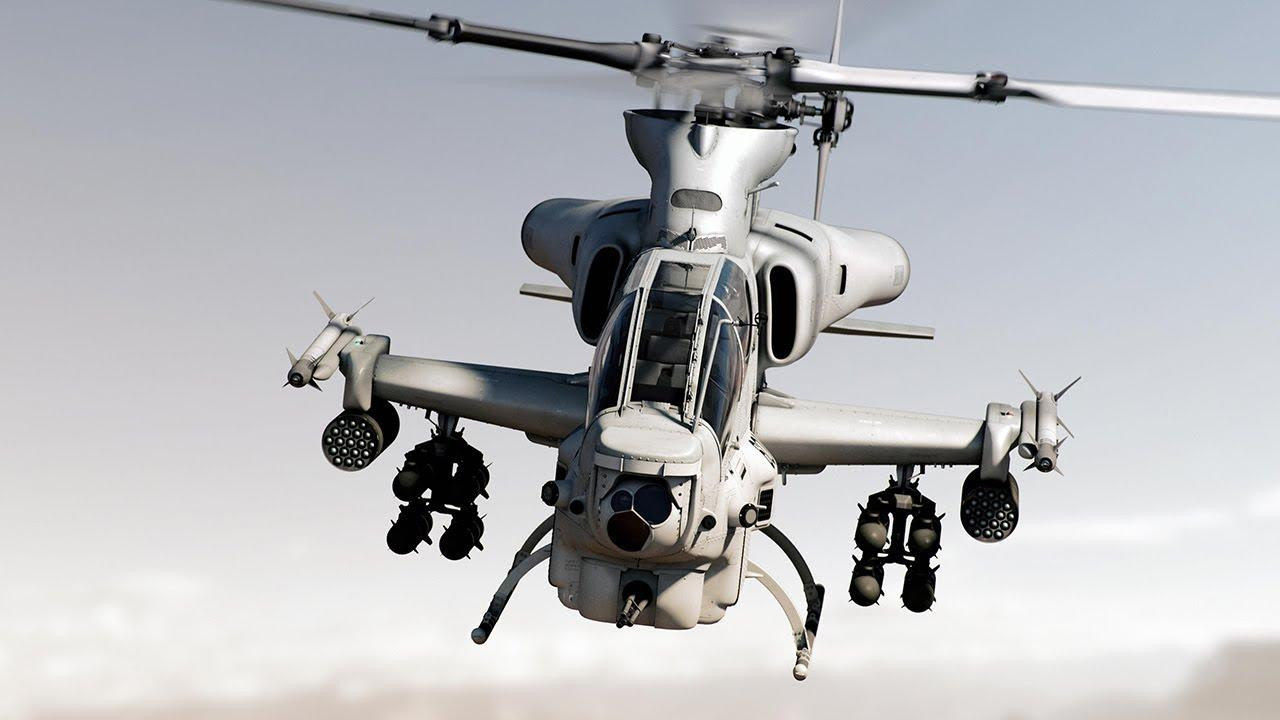 AH-1Z Viper được thiết kế hệ thống ống xả động cơ đặc biệt. Ảnh: savunmasanayist