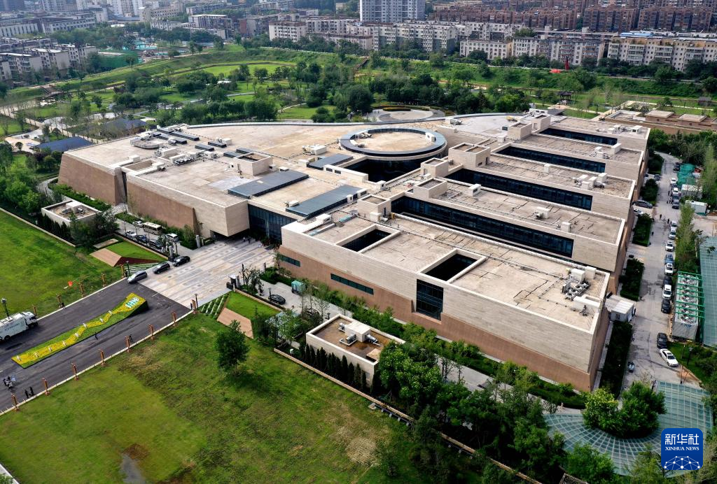 Bảo tàng di tích Thương Đô Trịnh Châu chụp từ flycam.