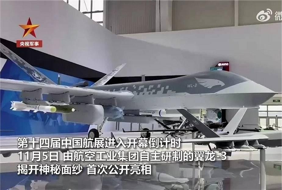 Wing Loong 3 chính thức ra mắt tại AirShow China 2022. Ảnh: Weixin
