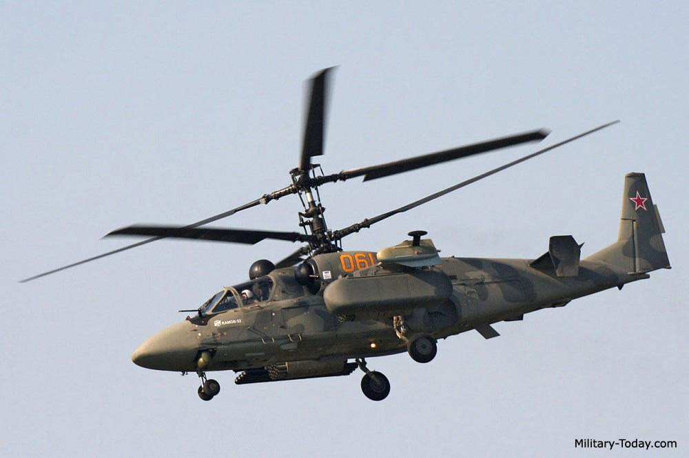 Ka-52 là một máy bay trực thăng tấn công đa nhiệm. Ảnh: Military Today Ka-52 là một máy bay trực thăng tấn công đa nhiệm. Ảnh: Military Today