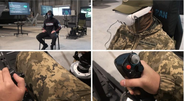 Trạm điều khiển của xuồng tự sát.