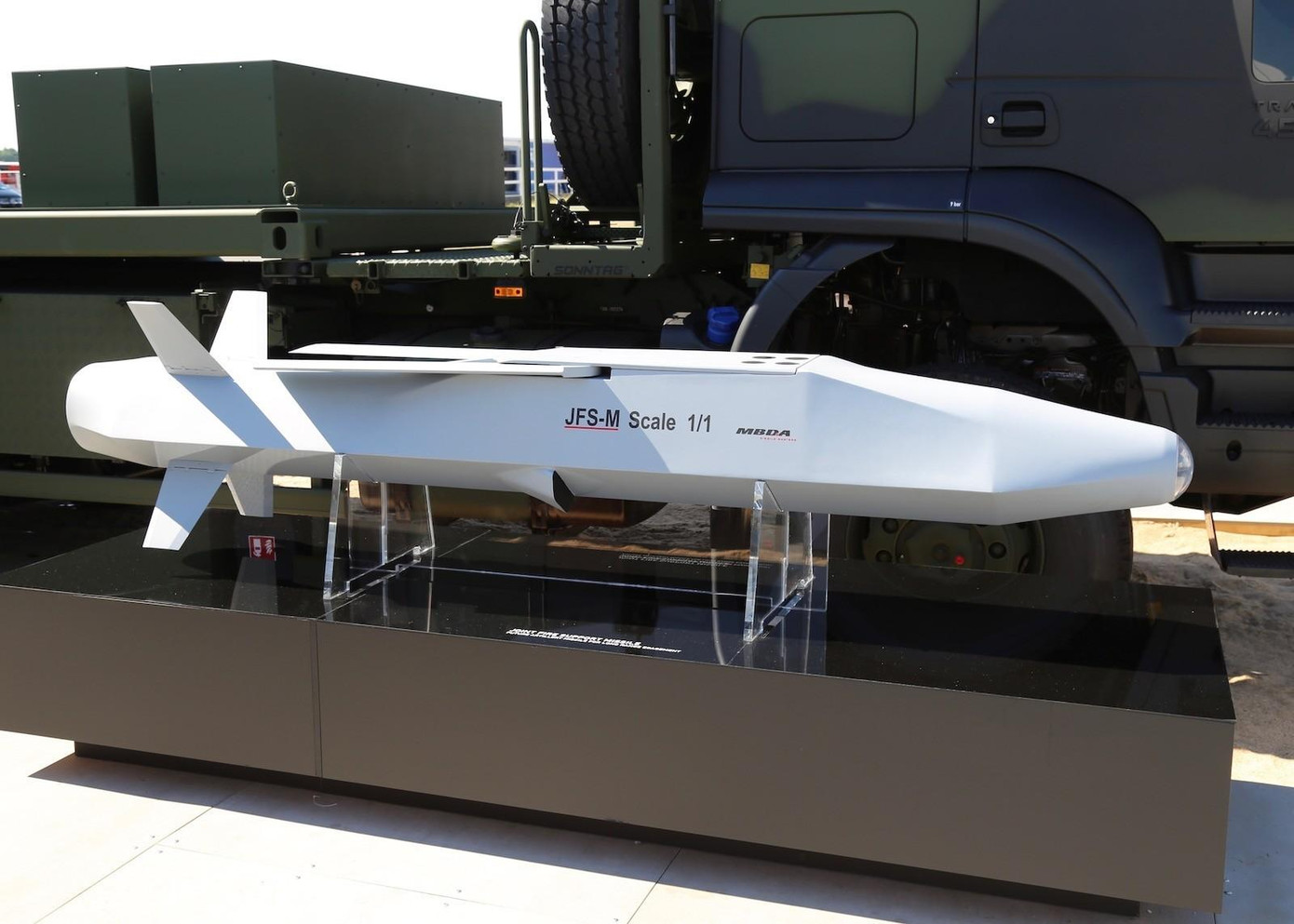 Mô hình JFS-M của MBDA trưng bày tại ILA 2022.Ảnh: Defence