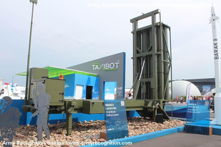 Hệ thống phòng không Barak-8 do Israel sản xuất. Ảnh: Army Recognition