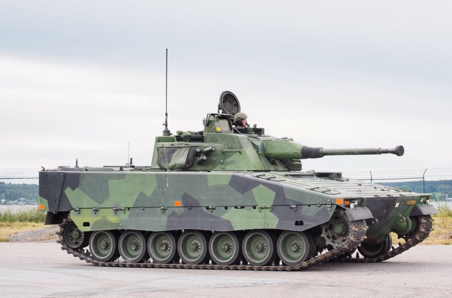 CV90 do Thụy Điển sản xuất. Ảnh: Twitter CV90 do Thụy Điển sản xuất. Ảnh: Twitter