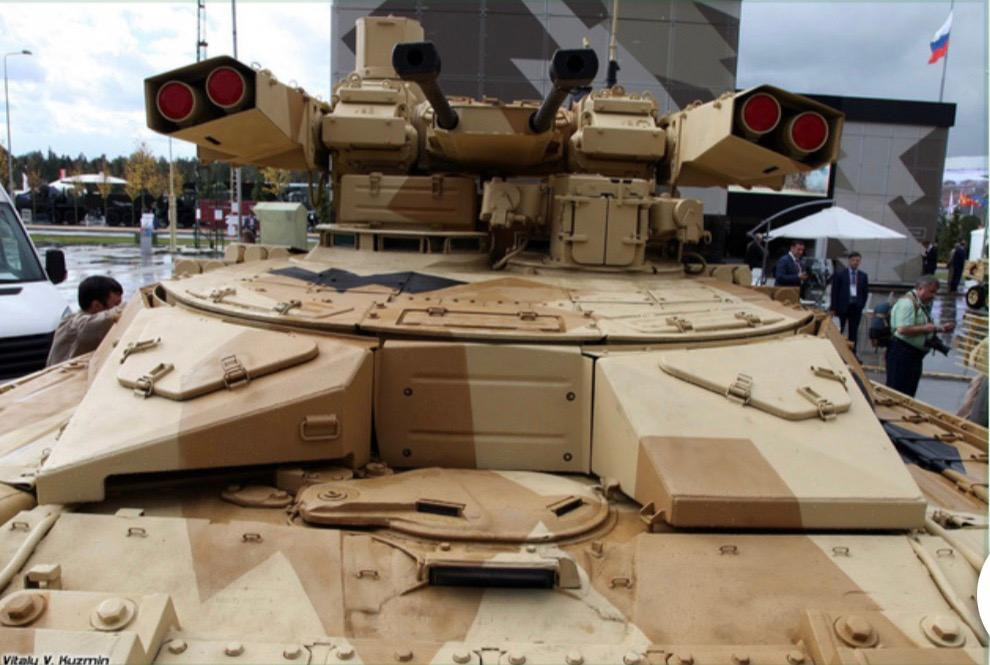 BMPT Terminator được trang bị nhiều hệ thống vũ khí mạnh. Ảnh: Vitaly Kuzmin BMPT Terminator được trang bị nhiều hệ thống vũ khí mạnh. Ảnh: Vitaly Kuzmin