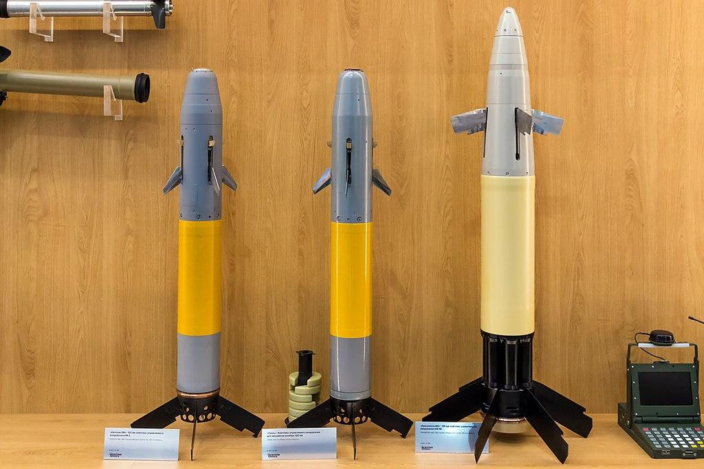 Một số biến thể khác của 2K25 Krasnopol. Ảnh: Wiki