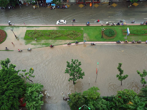 Tuyến đường Liễu Giai nhìn từ trên cao