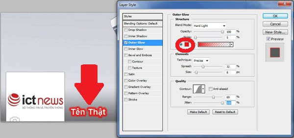 Cách làm tên Facebook… phát sáng ảnh 4