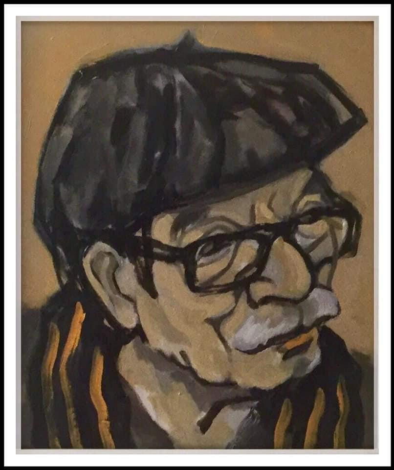 Chân dung của nhà văn Lê Phương: Ảnh FB Trịnh Thanh Nhã.