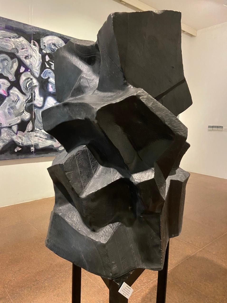 Một trong số tác phẩm mới nhất của Đào Châu Hải. Ảnh: THÙY DƯƠNG