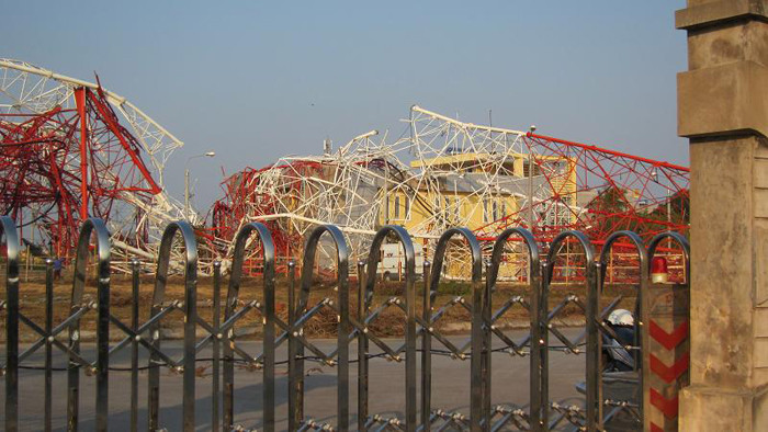 Được dùng rào chắn để bảo vệ hiện trường