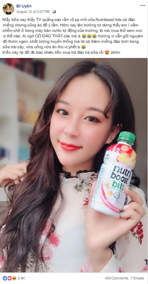 Bất ngờ khi sữa trái cây đào miếng dần trở thành ‘thức uống quốc dân’ ảnh 3