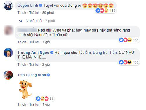 Trang cá nhân cầu thủ Olympic ngập lời chúc mừng chiến thắng ảnh 3