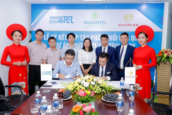 SAIGONTEL và SUNRISE ký kết hợp tác phân phối độc quyền dự án Saigontel Central Park ảnh 1