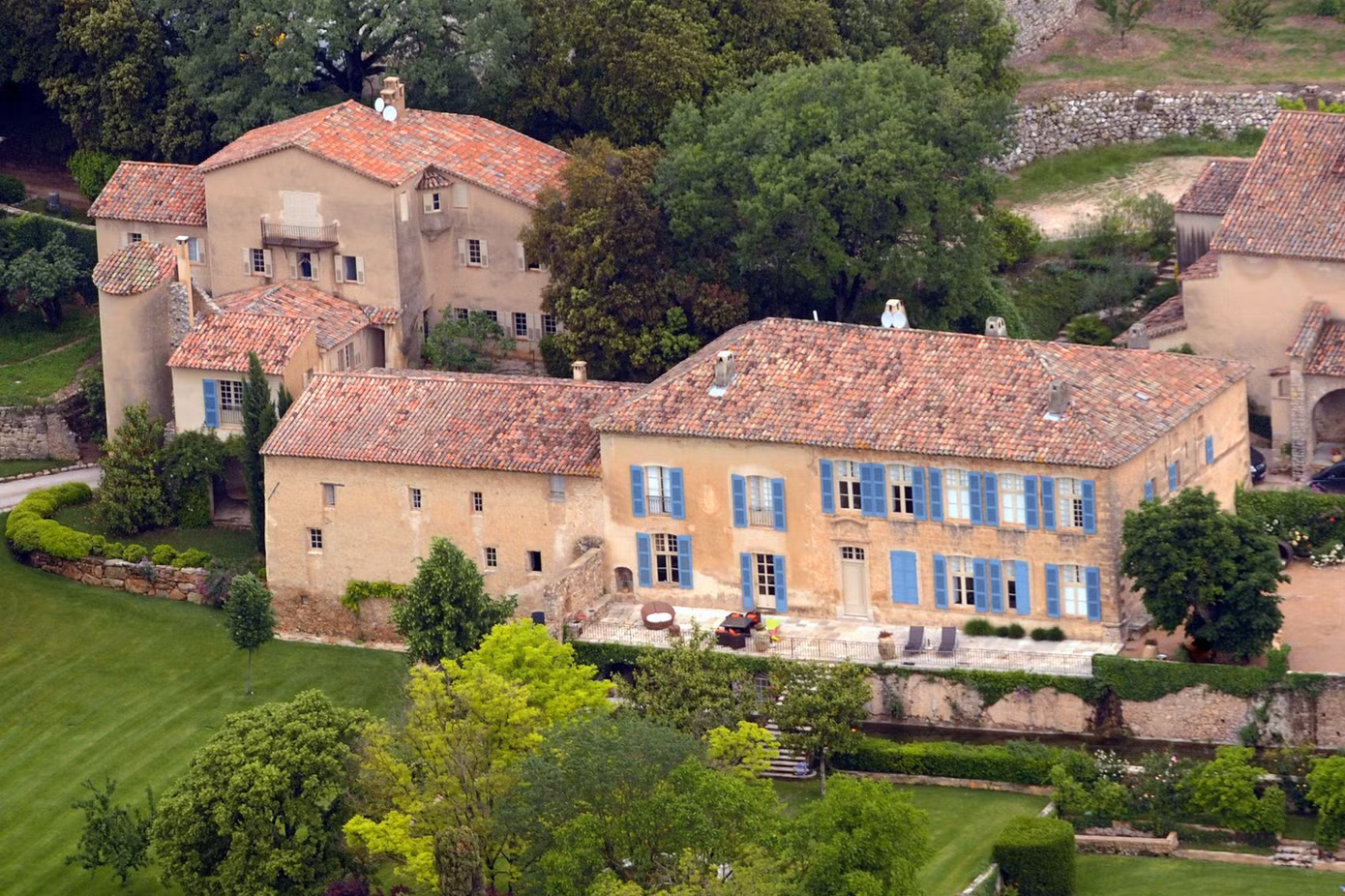 Château Miraval tạm thời thuộc quyền kiểm soát của Brad Pitt. Ảnh: Getty Images.